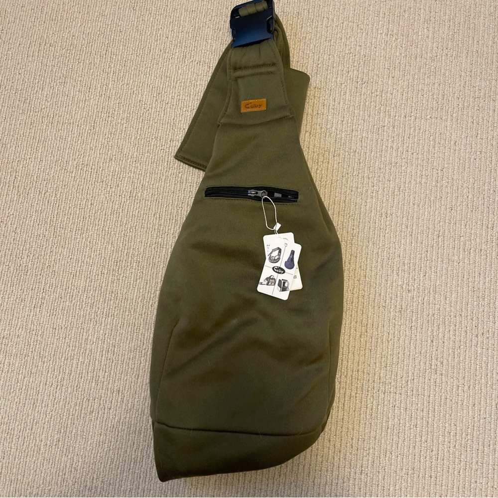 Olive Green Dog Sling Carrier
